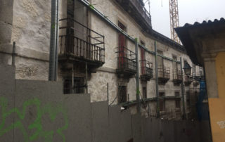 contenção de fachada