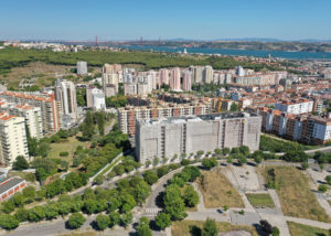 Projecto Almarjão vista edificios