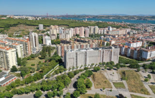 Projecto Almarjão vista edificios